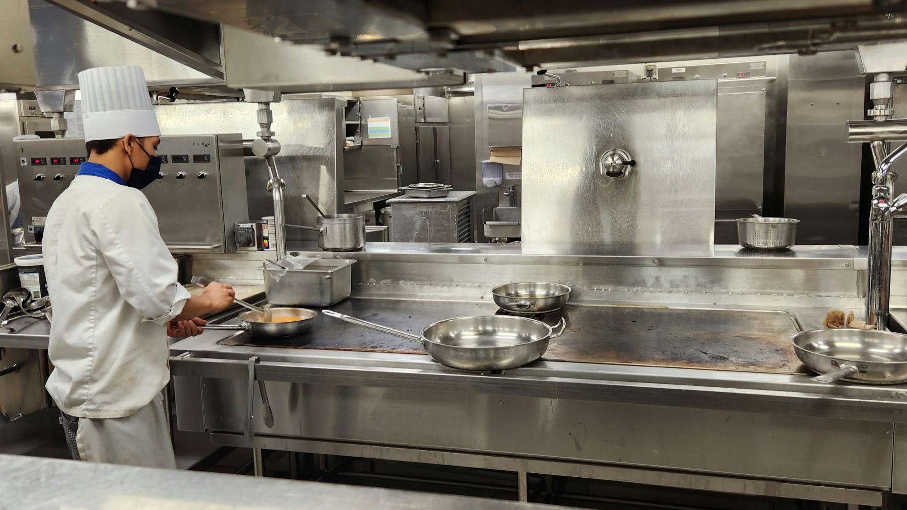 Chef en cuisine professionnelle